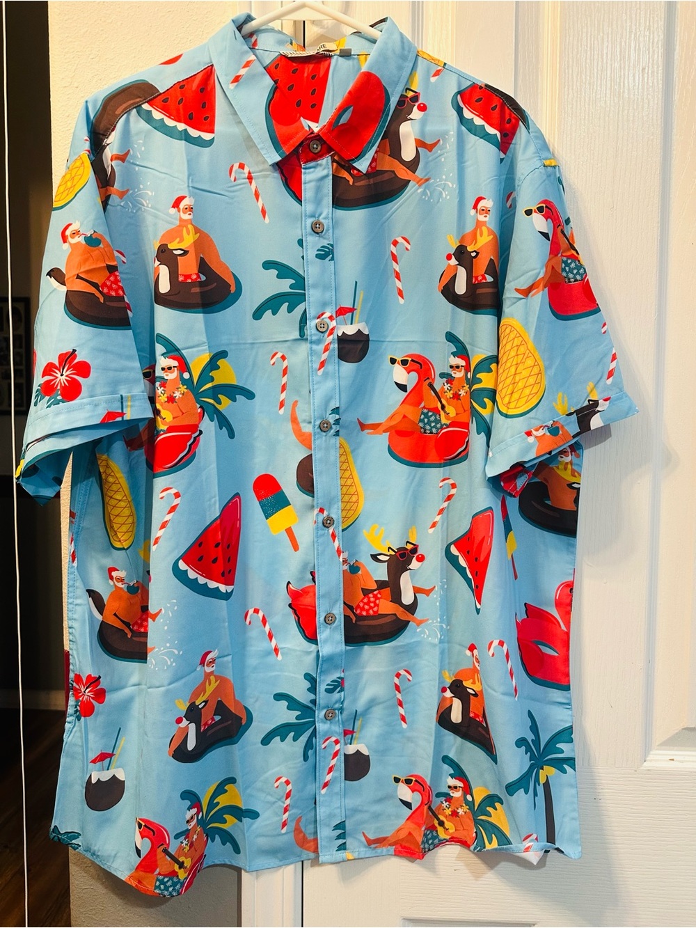 NWOT Mens Men's Tropical Shirt - 2XL
